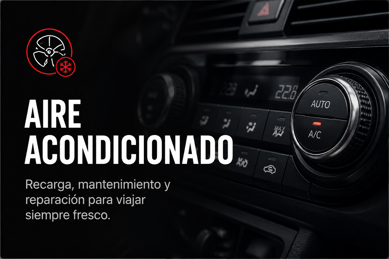 Aire acondicionado: recarga, mantenimiento y reparación