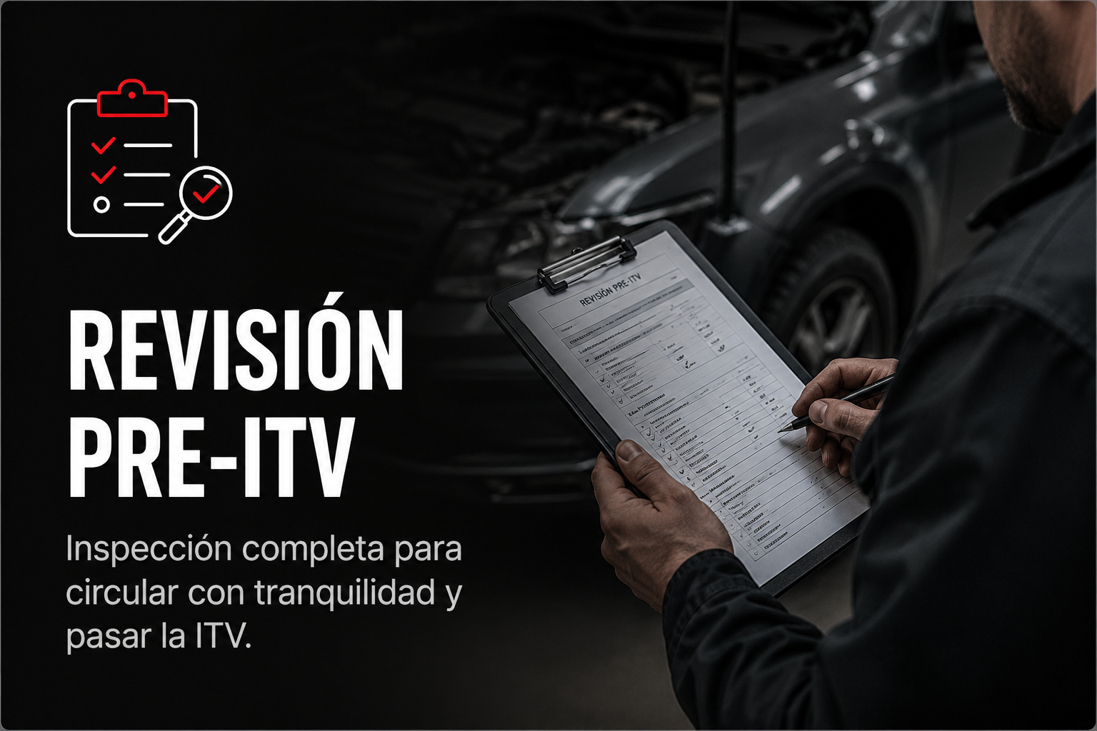 Revisión pre-ITV: inspección completa antes de pasar la ITV